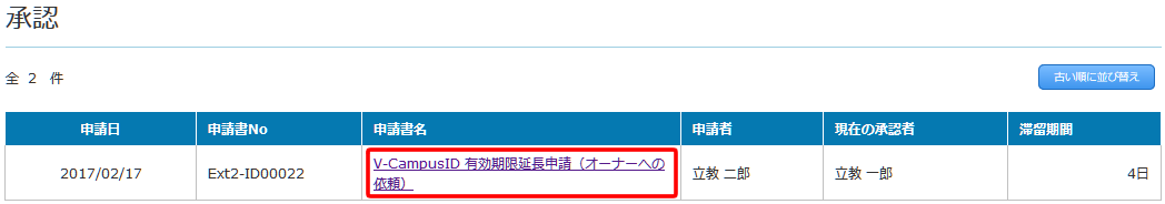 V-Campus IDワークフロー